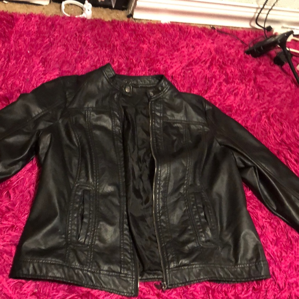 Joujou leather jacket